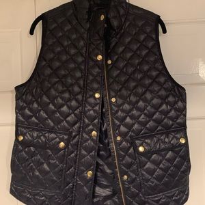 J CREW quilted puffer